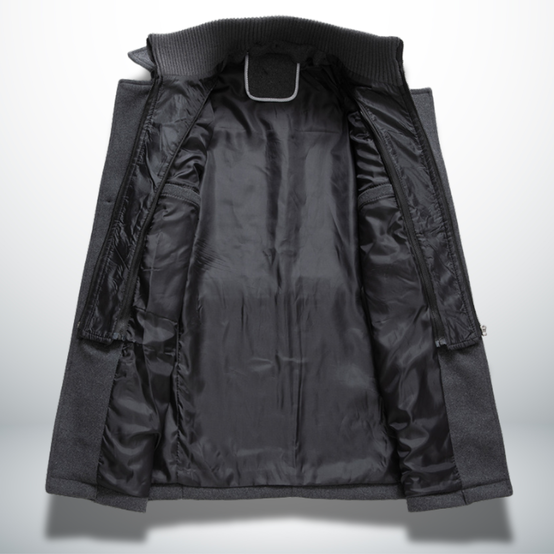 Felix | Herren Smart-Casual Mantel mit Knopfverschluss