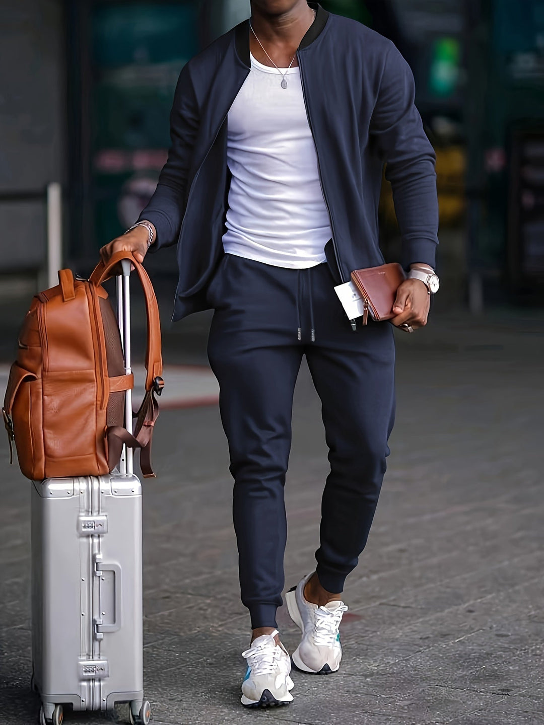 Benjamin | Herren Freizeit-Jogger-Trainingsanzug-Set