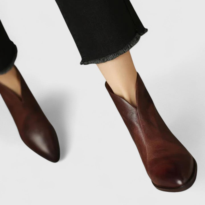 Nicole | Elegante Stiefeletten mit Blockabsatz