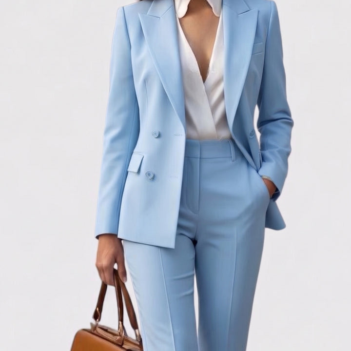 Amelie | Damen Tailliertes Business Anzug Set