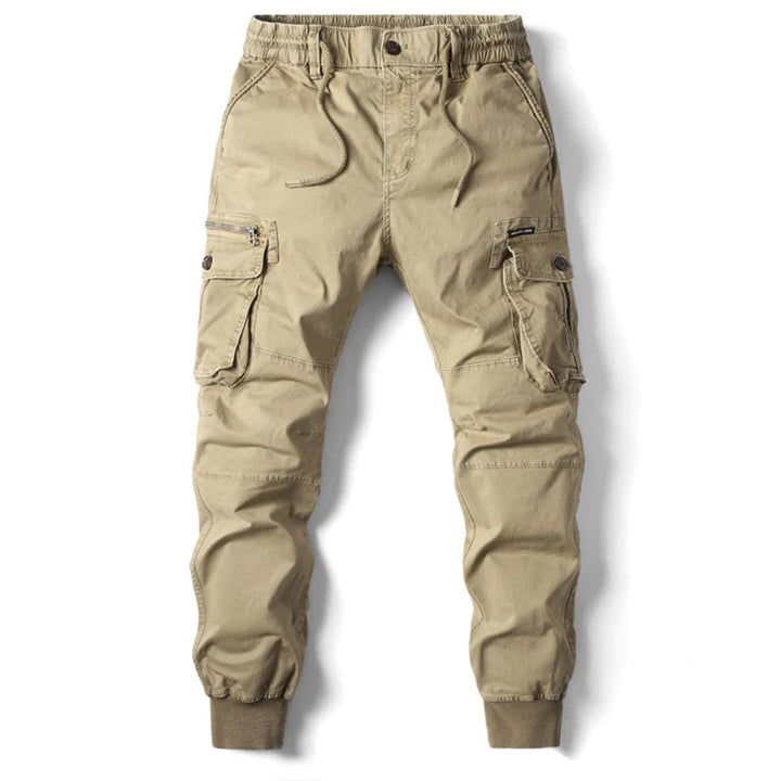 David | Herren Modische Cargohose mit schmal zulaufender Passform